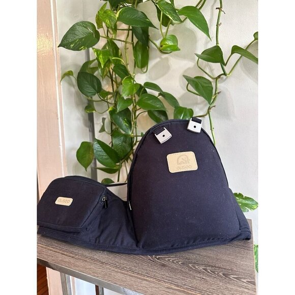 Other - Glisoo Black Cotton Support Belt with Pouch